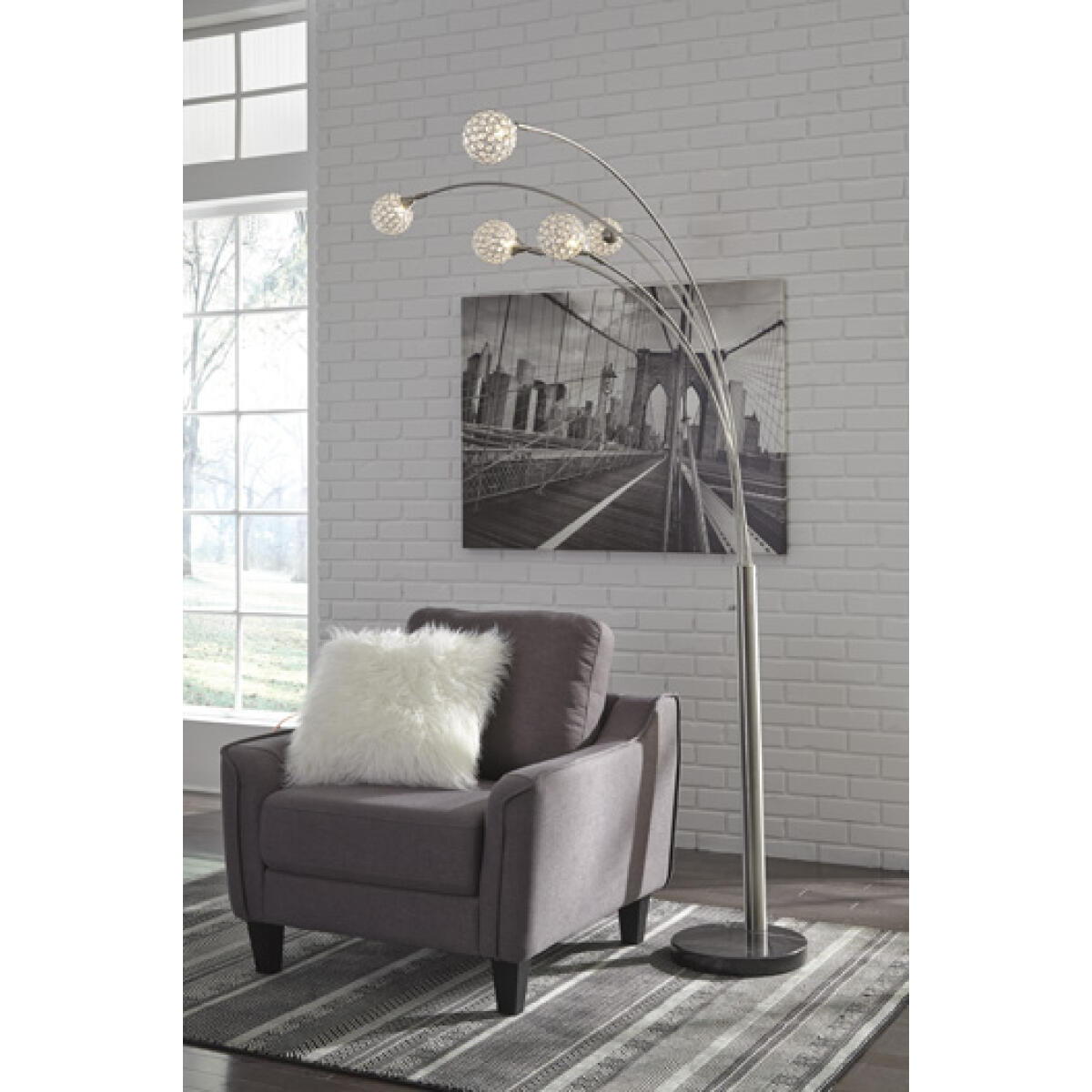Winter Arc Lamp Lighting Ashley Furniture 7