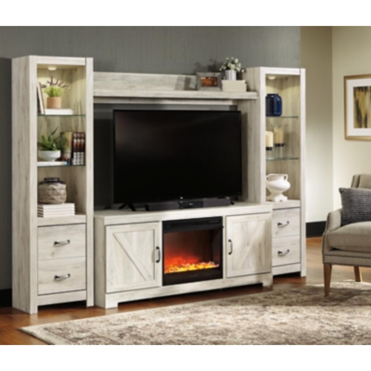 Bellaby 4-Piece Entertainment Center with Fireplace Fireplaces Ashley Furniture 15