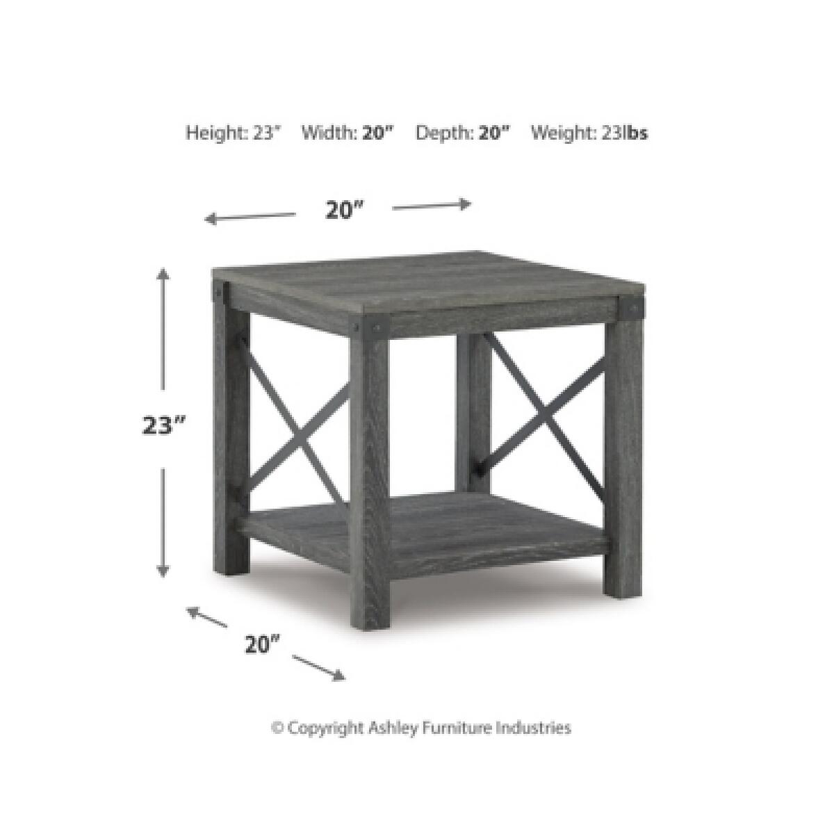 Freedan End Table End tables Ashley Furniture 16