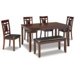 Bennox Dining Table and Chairs with Bench (Set of 6) Dining Tables Ashley Furniture 16