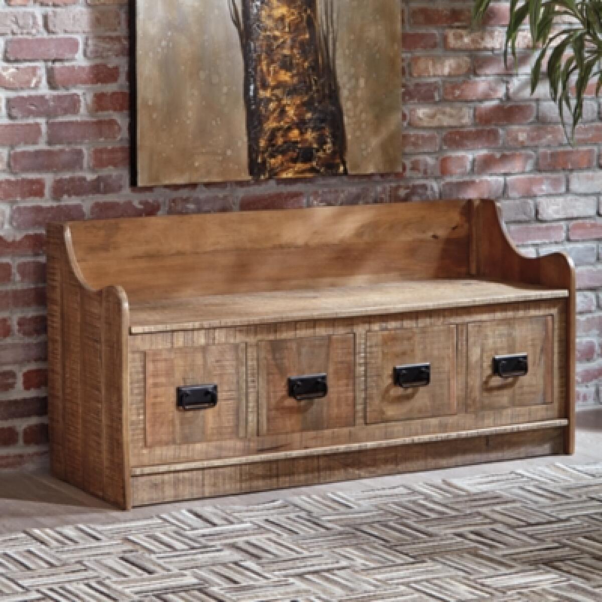 Garrettville Storage Bench Accent Furniture Ashley Furniture 21
