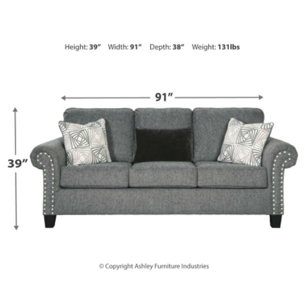 Agleno Sofa Sofas Ashley Furniture 16