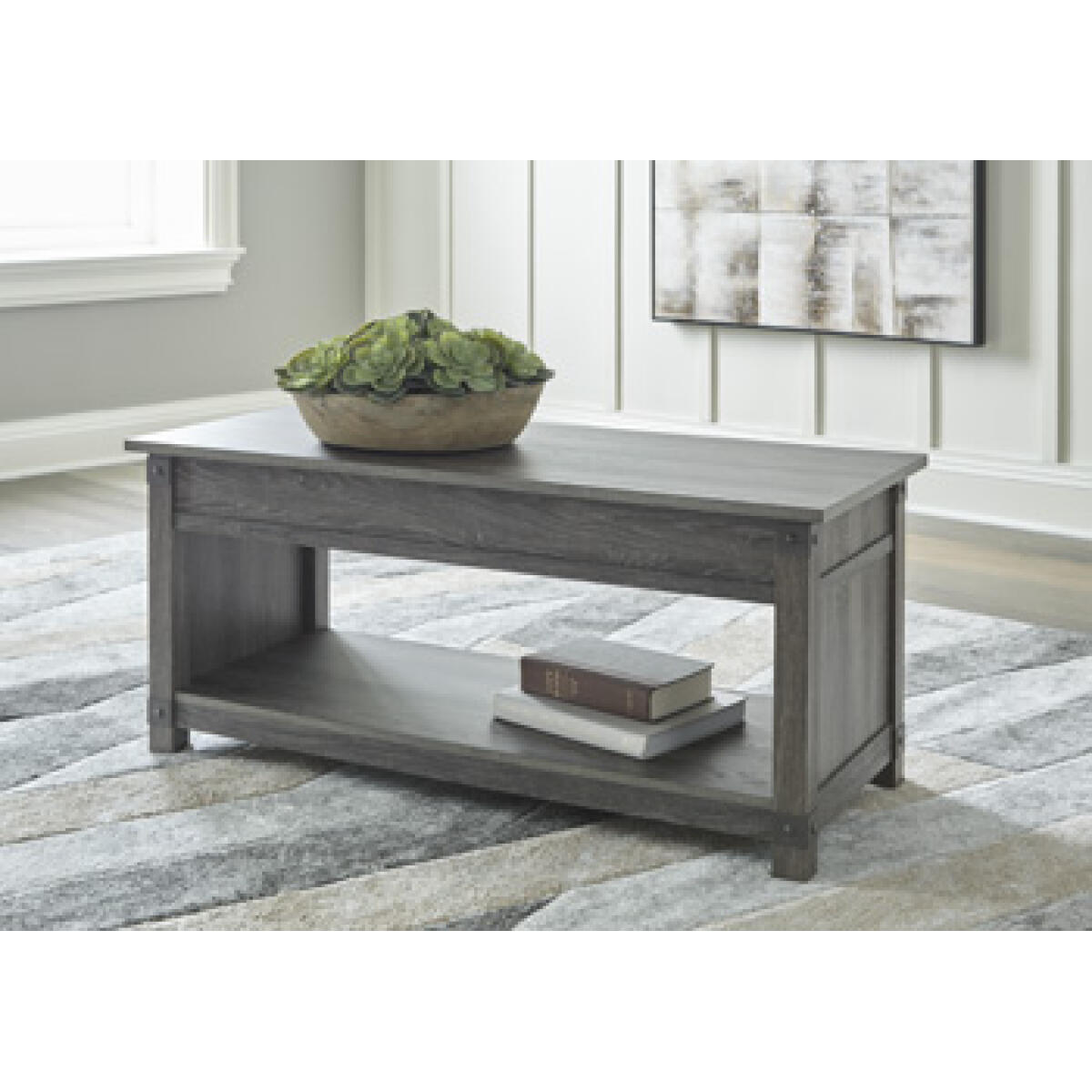 Freedan Lift-Top Coffee Table Cocktail & Coffee Tables Ashley Furniture 12