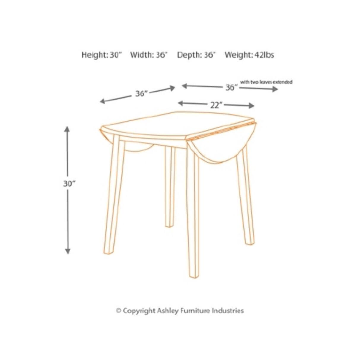 Hammis Dining Drop Leaf Table Dining Tables Ashley Furniture 12
