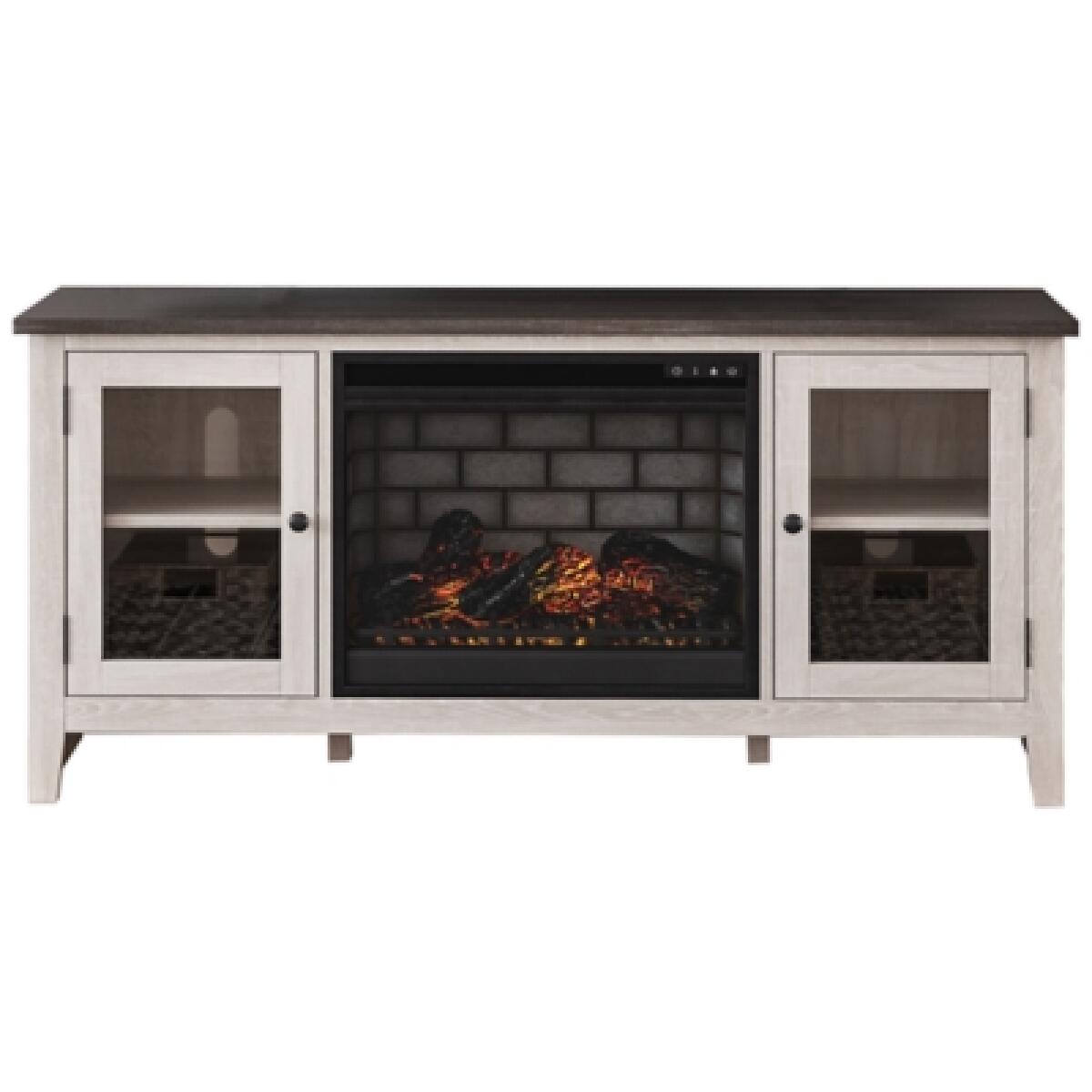 Dorrinson 60″ TV Stand with Electric Fireplace Fireplaces Ashley Furniture 5