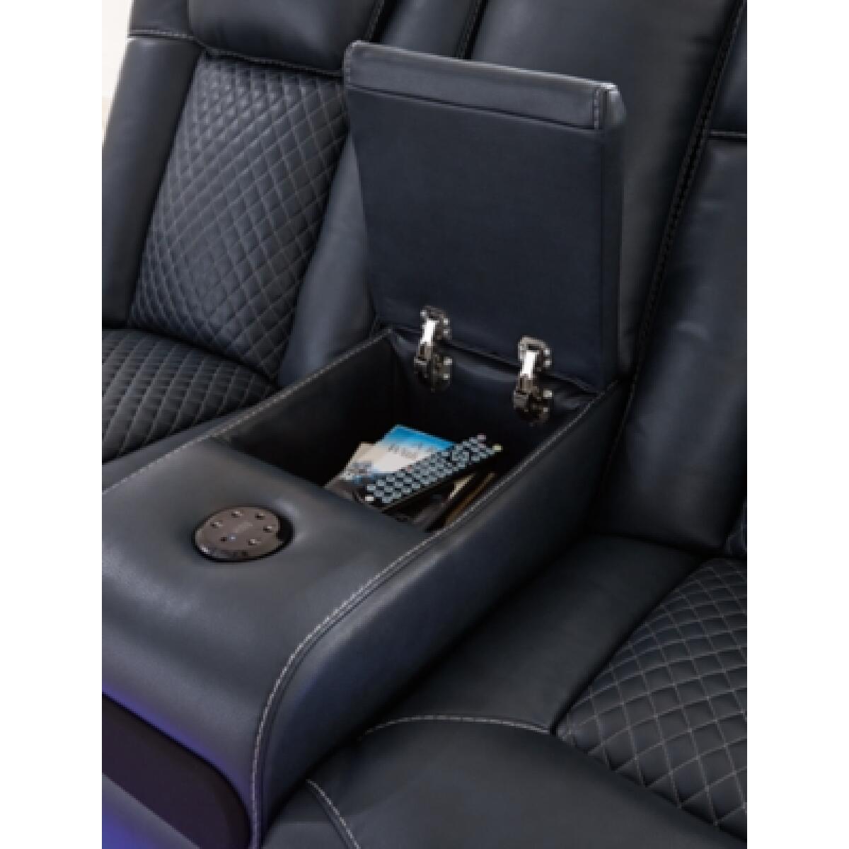 Fyne-Dyme Power Reclining Loveseat with Console Loveseats Ashley Furniture 25