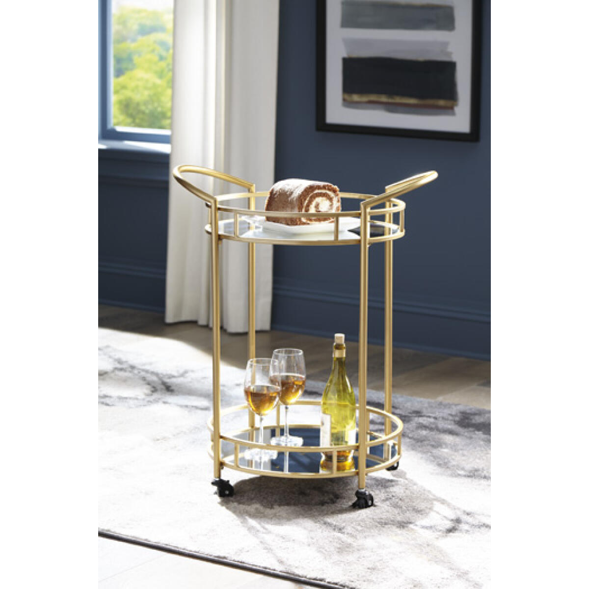 Wynora Bar Cart Bar Furniture Ashley Furniture 7