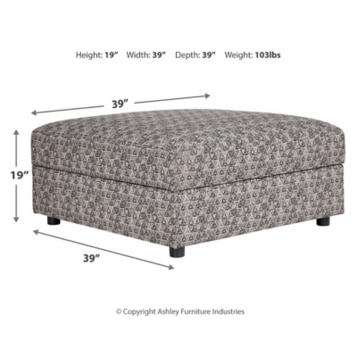 Kellway Ottoman With Storage Ottomans & Poufs Ashley Furniture 12