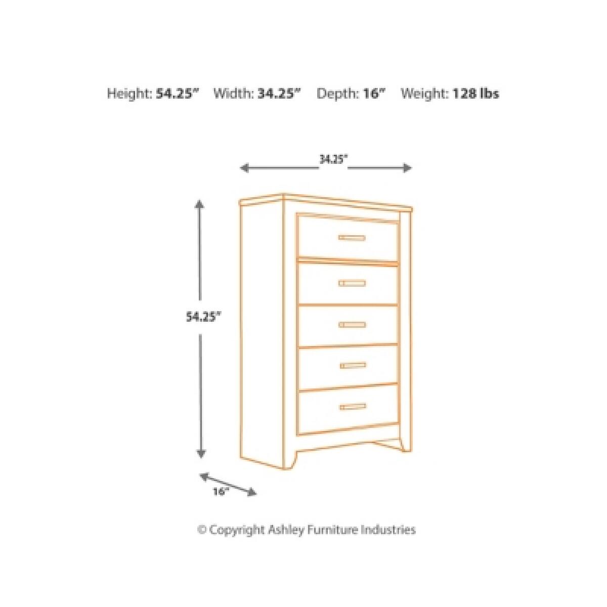 Zelen Chest of Drawers Chests Ashley Furniture 17