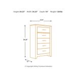 Zelen Chest of Drawers Chests Ashley Furniture 26