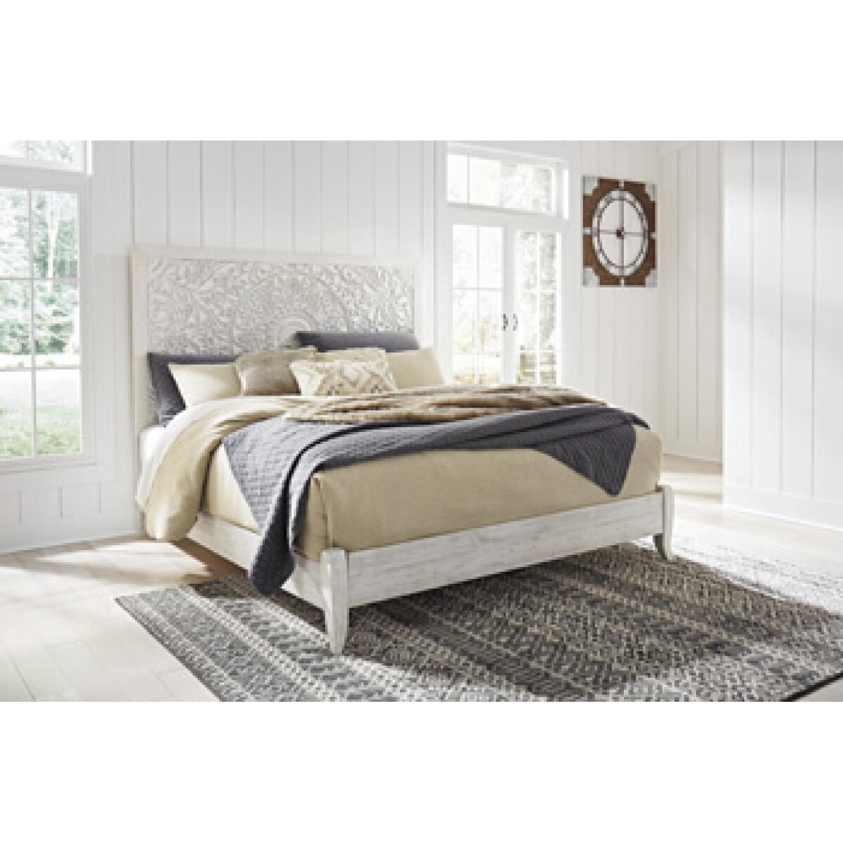 Paxberry King Panel Bed Beds Ashley Furniture 8