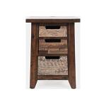 Painted Canyon Power Chairside End tables Jofran 9