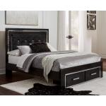 Kaydell Queen Upholstered Panel Bed with Storage - Image 3