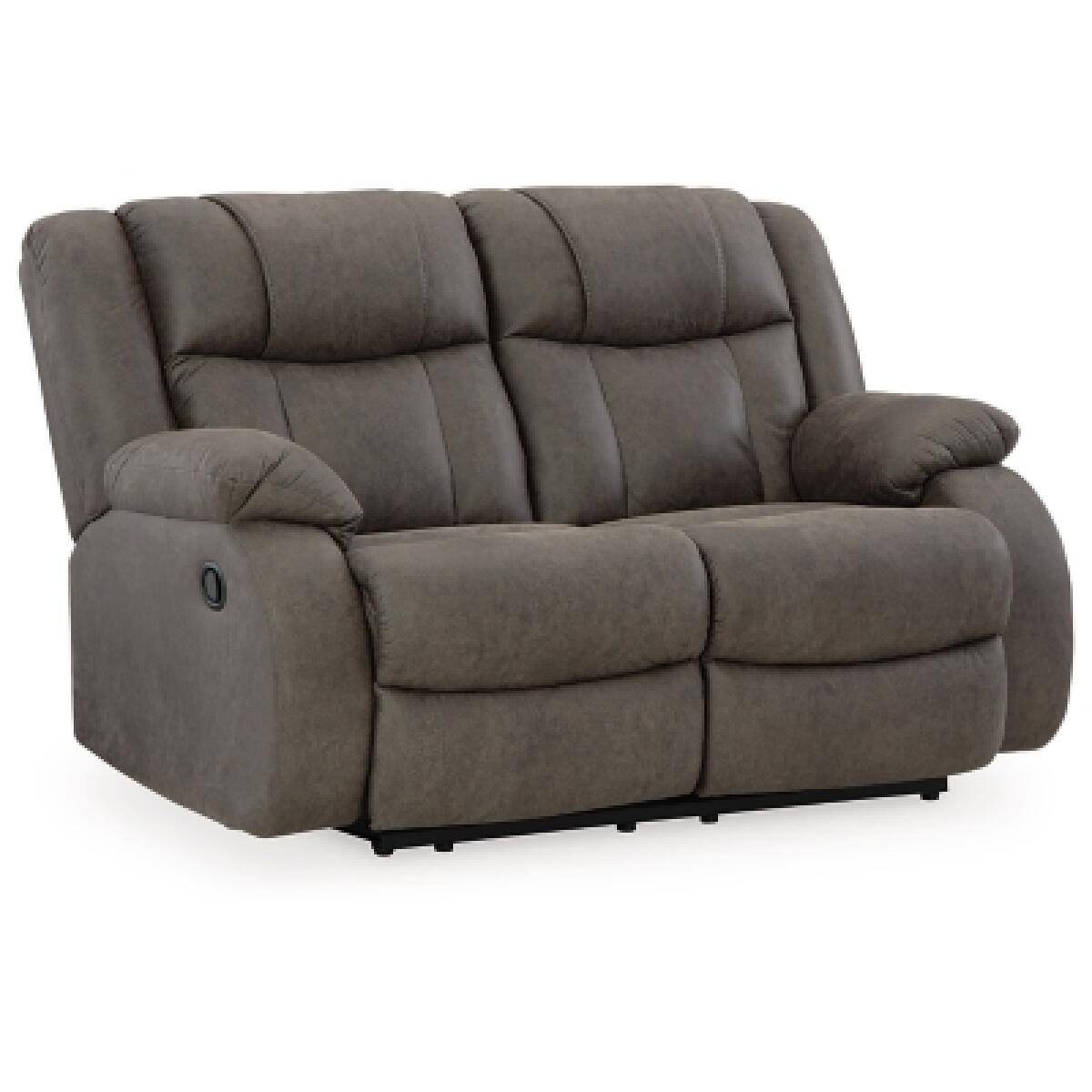 First Base Reclining Loveseat Loveseats Ashley Furniture 13