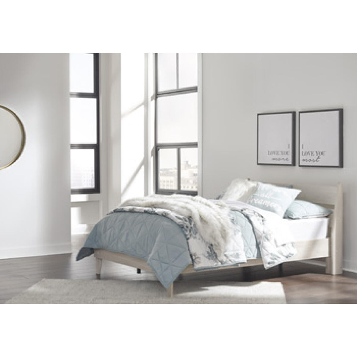 24e56e7f177afda096fc7749ce3ac7ce Socalle Full Panel Platform Bed - Image 1