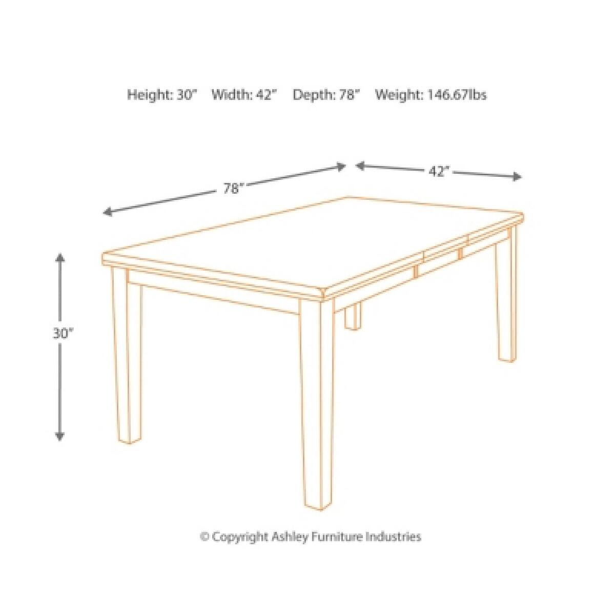 Ralene Dining Extension Table Dining Tables Ashley Furniture 13