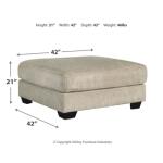 Ardsley Oversized Ottoman Ottomans & Poufs Ashley Furniture 17