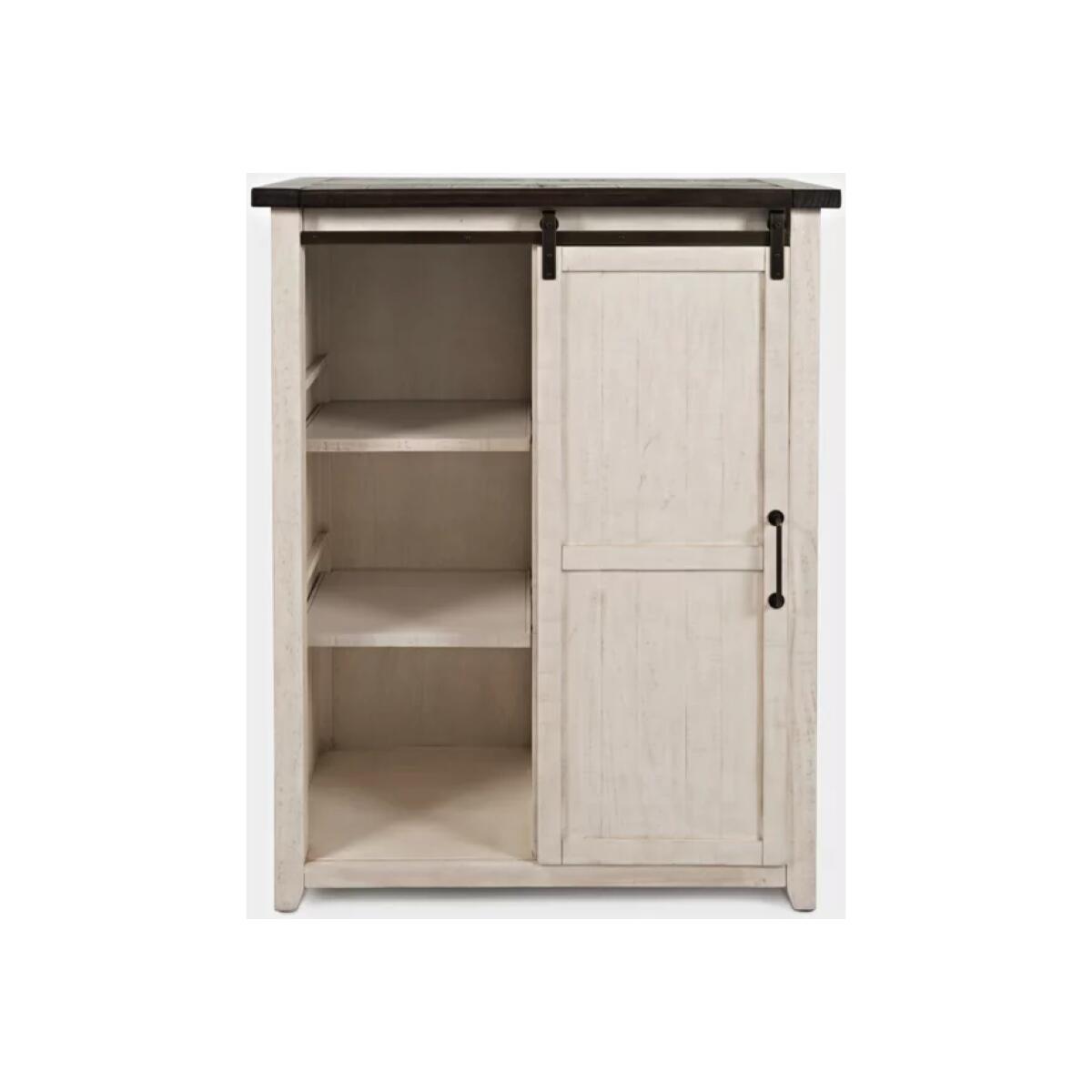Madison County Door Chest Vintage White Finish Chests Jofran 10
