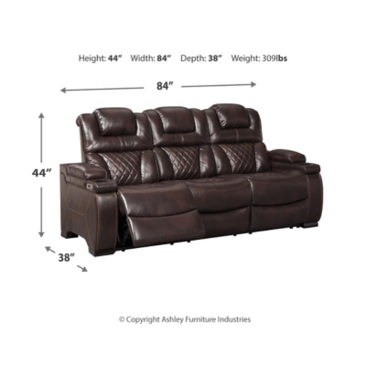 Warnerton Power Reclining Sofa Sofas Ashley Furniture 22