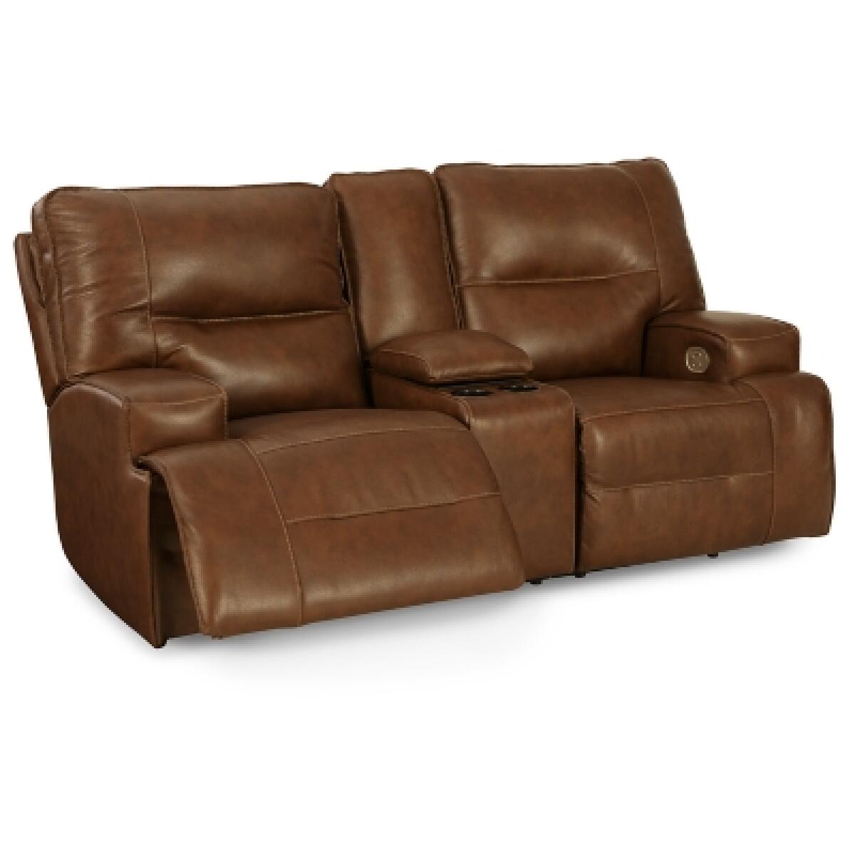 Francesca Power Reclining Loveseat with Console Loveseats Ashley Furniture 15