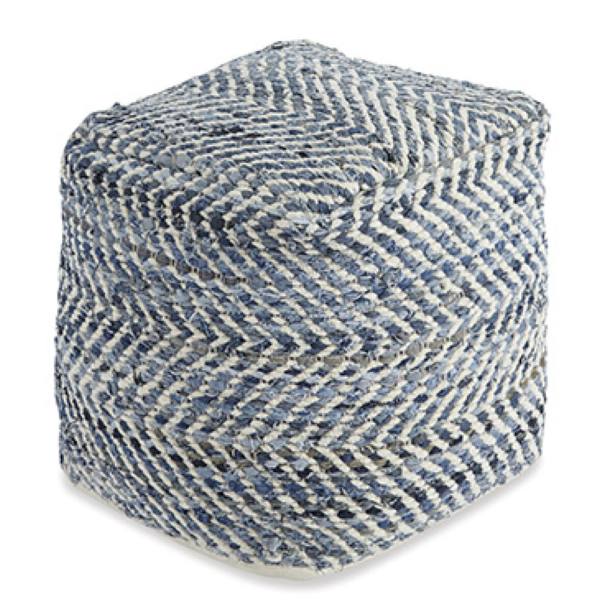 Chevron Pouf Ottomans & Poufs Ashley Furniture 9