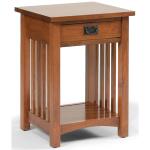 1-Drawer Mission-Style Open Nightstand with 1 Shelf Nightstands Customizable 5