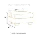 Darcy Ottoman Ottomans & Poufs Ashley Furniture 19