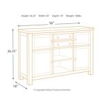 Moriville Counter Height Dining Table, 4 Barstools and Server - Image 9