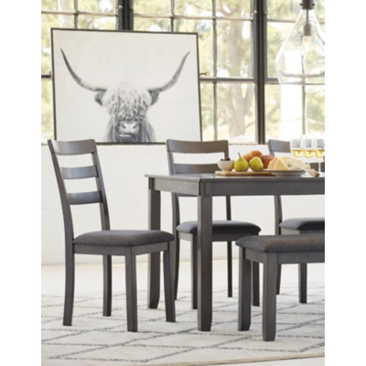 Bridson Dining Table and Chairs with Bench (Set of 6) Dining Tables Ashley Furniture 14