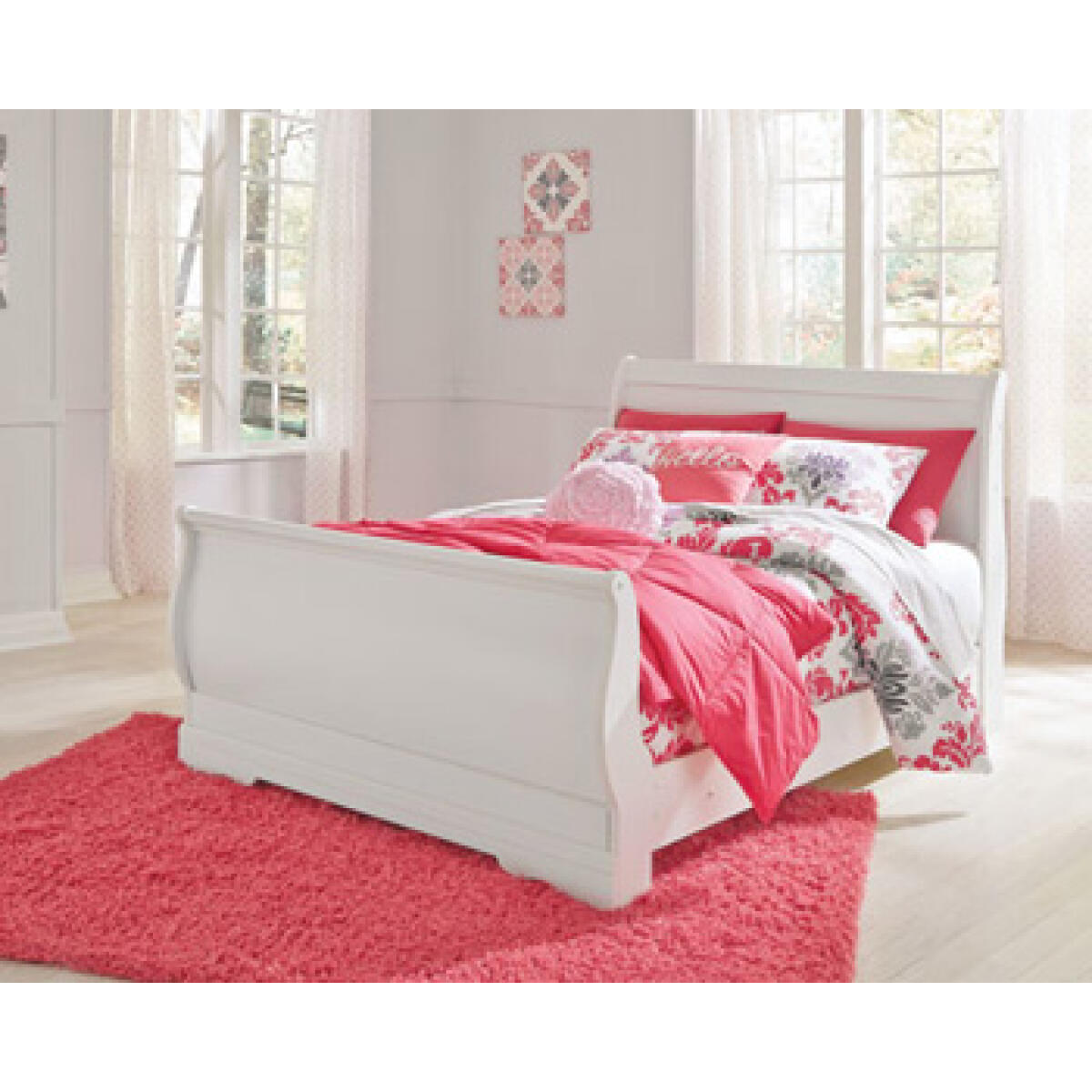 Anarasia Full Sleigh Bed Beds Ashley Furniture 6