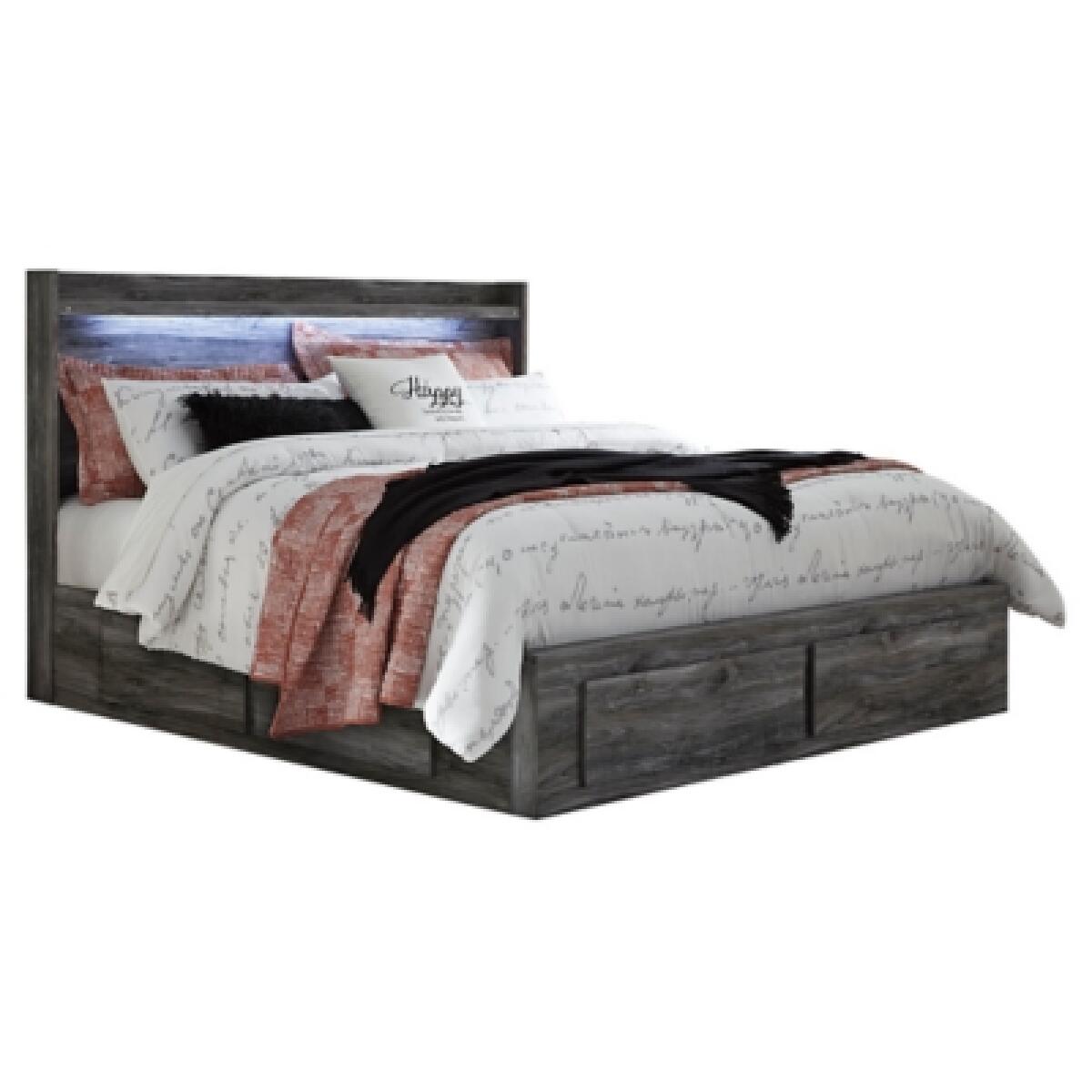 Baystorm King Panel Bed with 4 Storage Drawers Beds Ashley Furniture 5