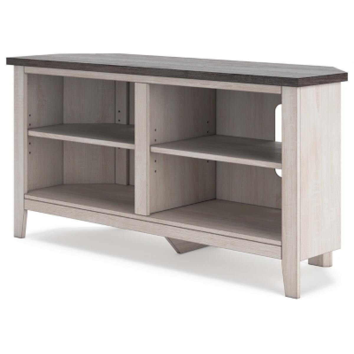 Dorrinson Corner TV Stand Entertainment Stands Ashley Furniture 14