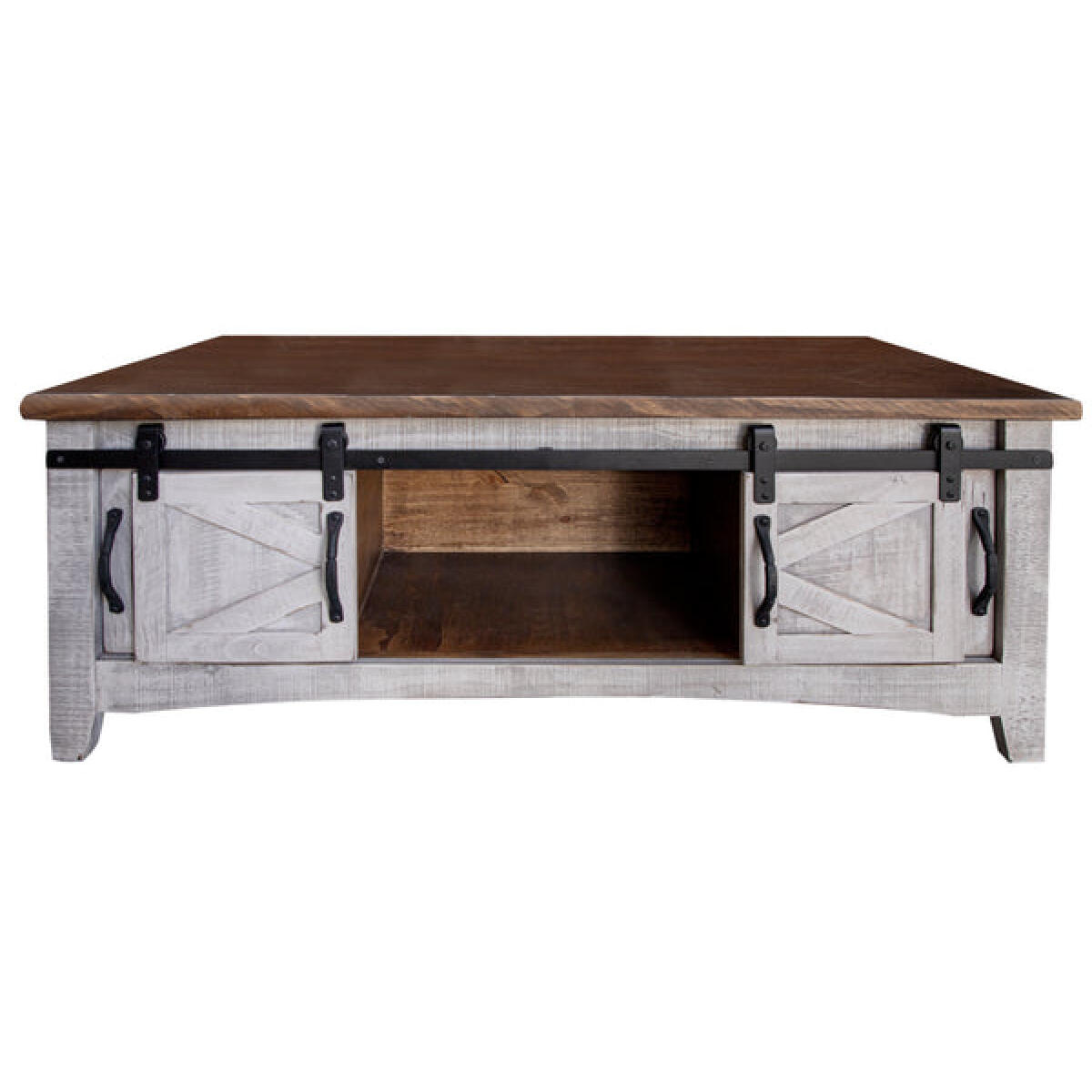 Pueblo Gray Cocktail Table 8 Doors Cocktail & Coffee Tables International Furniture Direct 5
