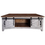 Pueblo Gray Cocktail Table 8 Doors Cocktail & Coffee Tables International Furniture Direct 8