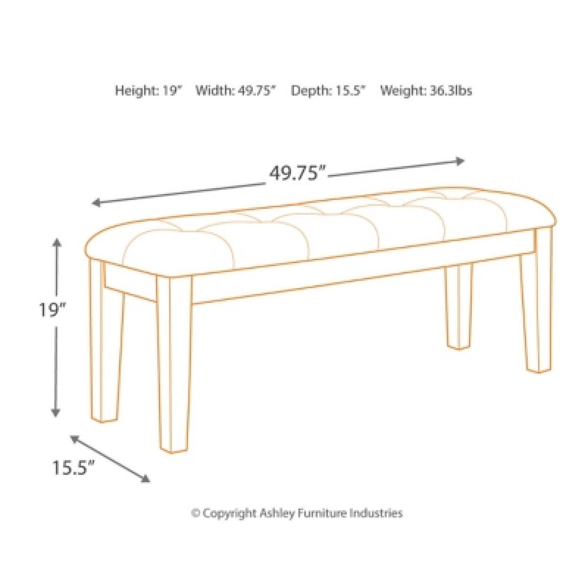 Ralene Dining Bench Accent Furniture Ashley Furniture 11