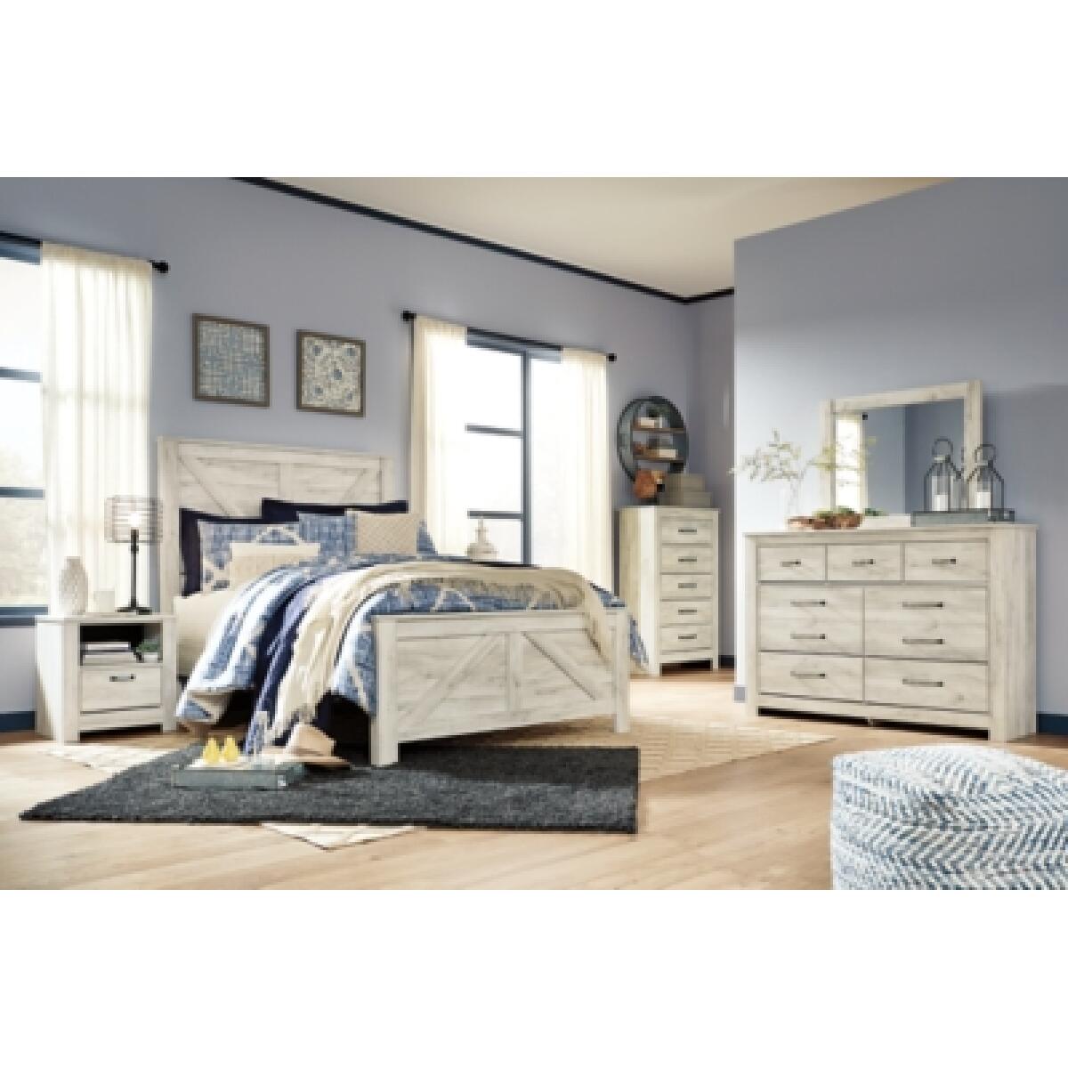 Bellaby Queen Crossbuck Panel Bed Beds Ashley Furniture 19