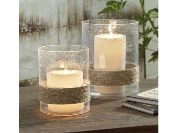 Eudocia Candle Holder (Set of 2) Accents Ashley Furniture