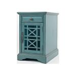 Craftsman Teal Power Chairside Table End tables Customizable 12