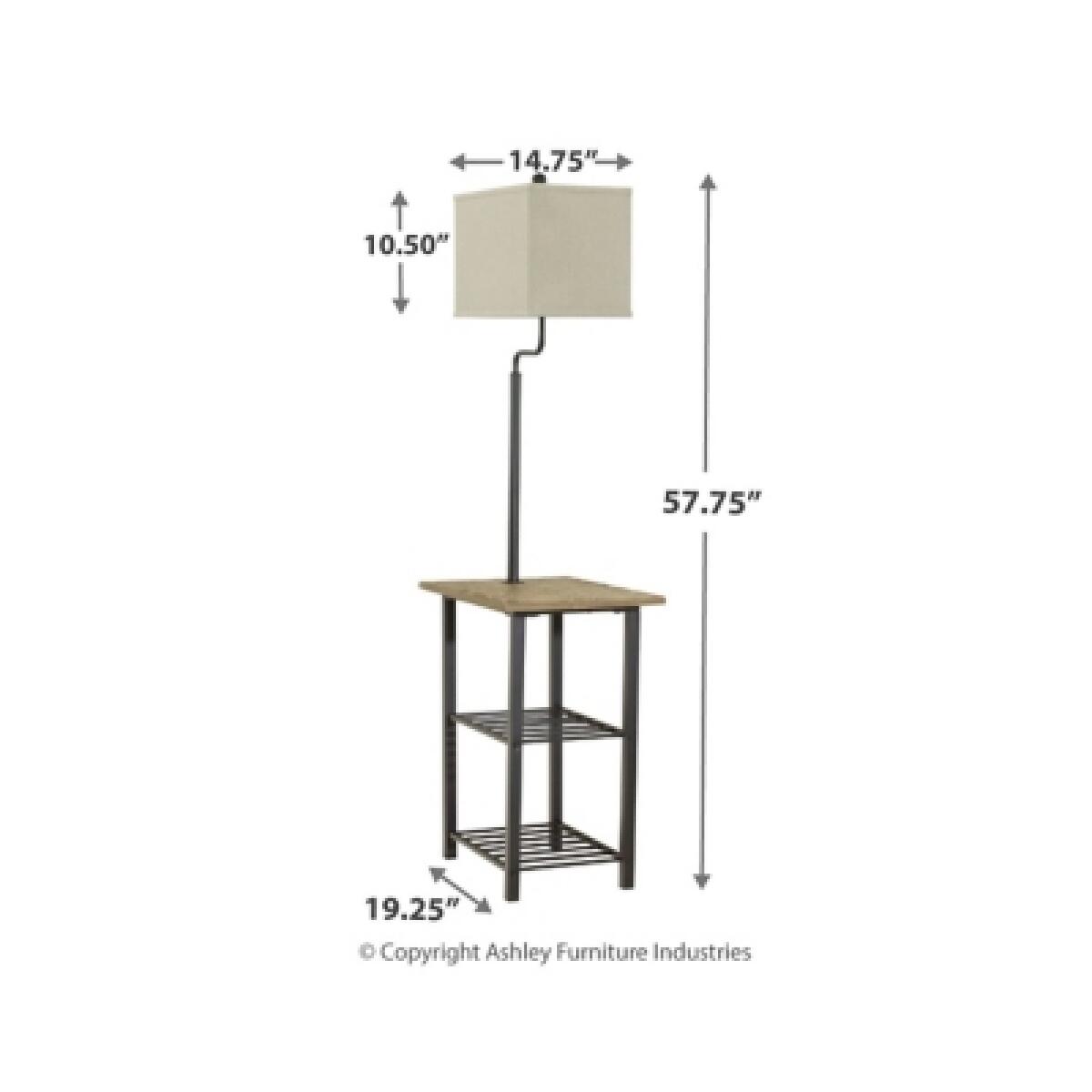 Shianne Floor Lamp Lighting Ashley Furniture 14