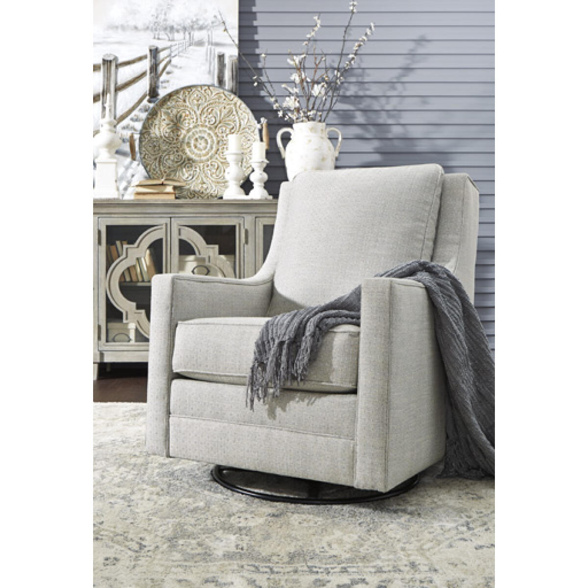 Kambria Swivel Glider Accent Chair Chairs Ashley Furniture 9
