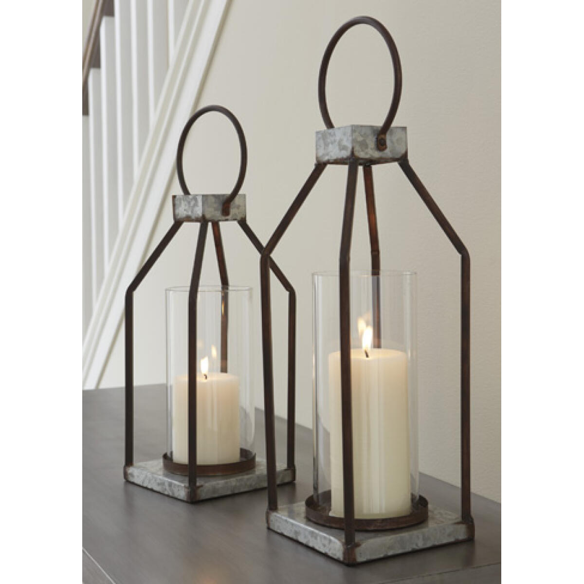 Diedrick Lantern (Set of 2) Accents Ashley Furniture 8