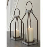 Diedrick Lantern (Set of 2) Accents Ashley Furniture 15