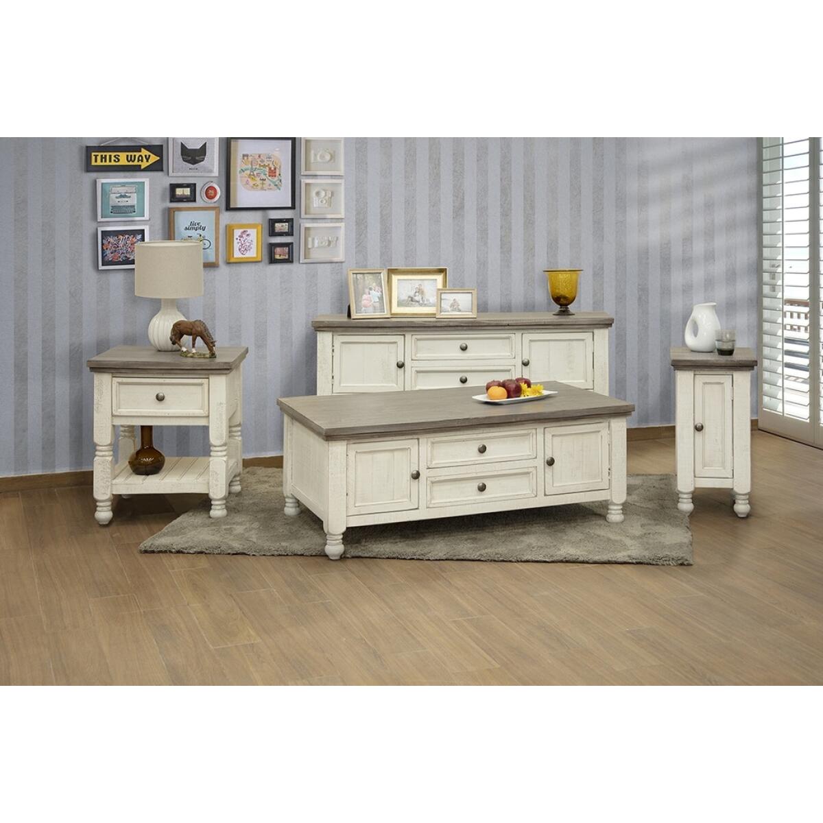 1 Drawer, Shelf End Table IFD4691END End tables International Furniture Direct 4