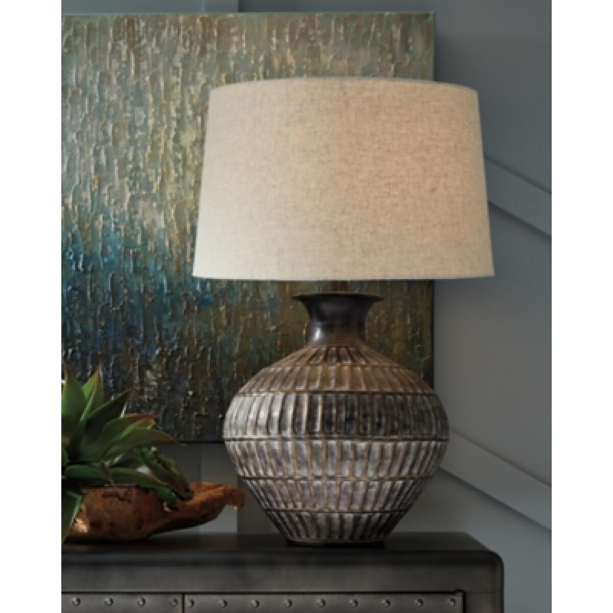 Magan Table Lamp Lighting Ashley Furniture 11