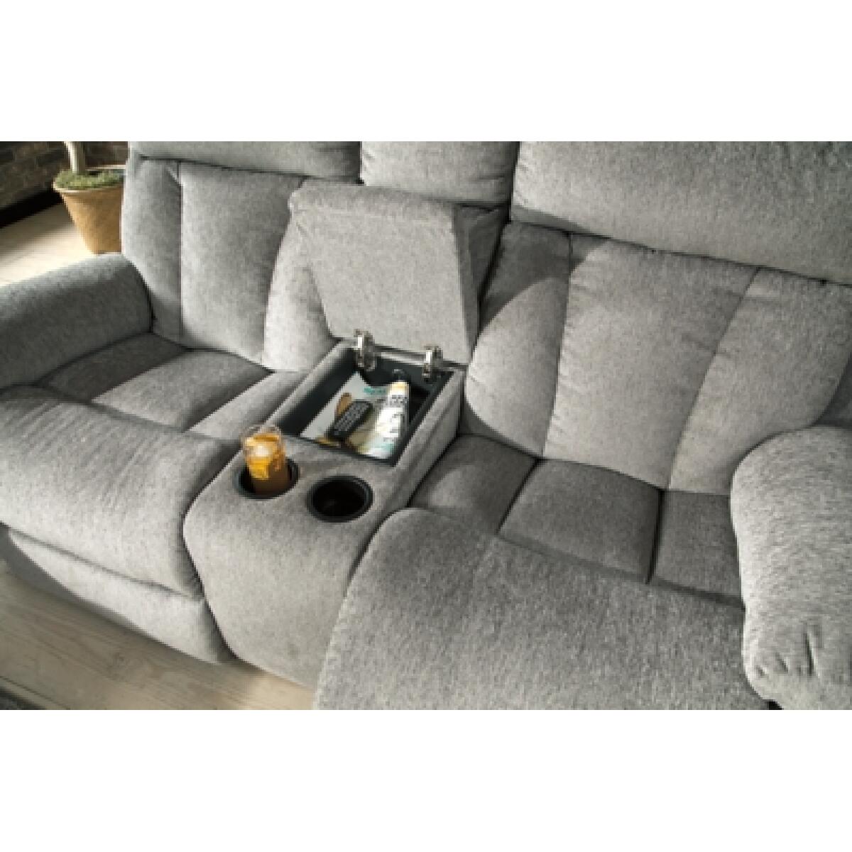 Mitchiner Reclining Loveseat with Console Loveseats Ashley Furniture 19