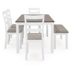 Stonehollow Dining Table and Chairs with Bench (Set of 6) Dining Tables Ashley Furniture 21