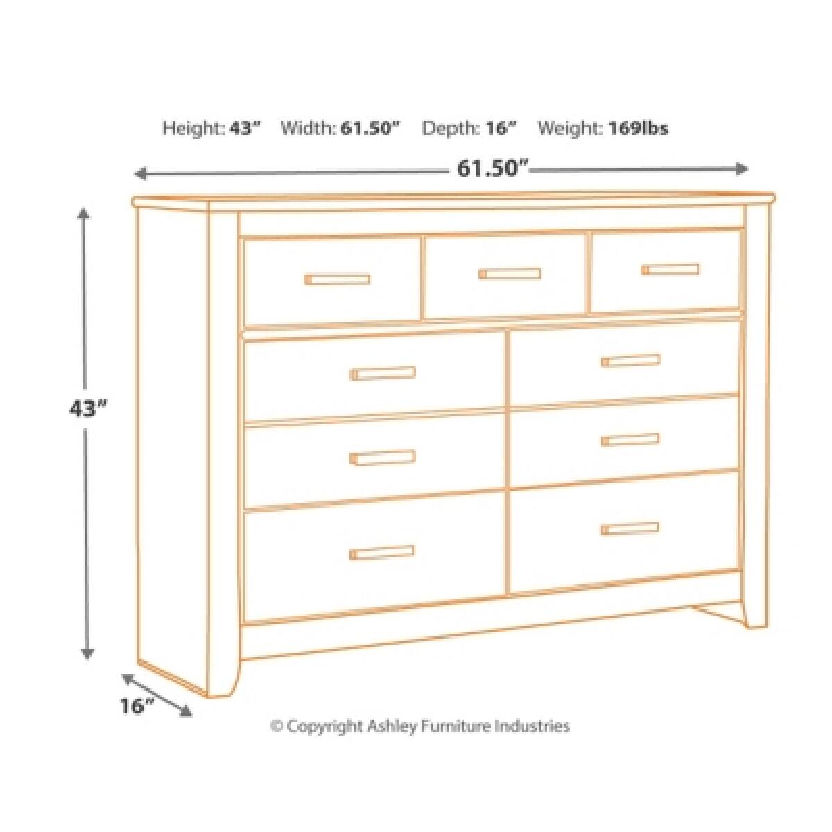 Brinxton Dresser Dressers Ashley Furniture 13