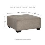 Ballinasloe Oversized Ottoman Ottomans & Poufs Ashley Furniture 17