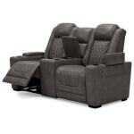 HyllMont Power Reclining Loveseat with Console Loveseats Ashley Furniture 42