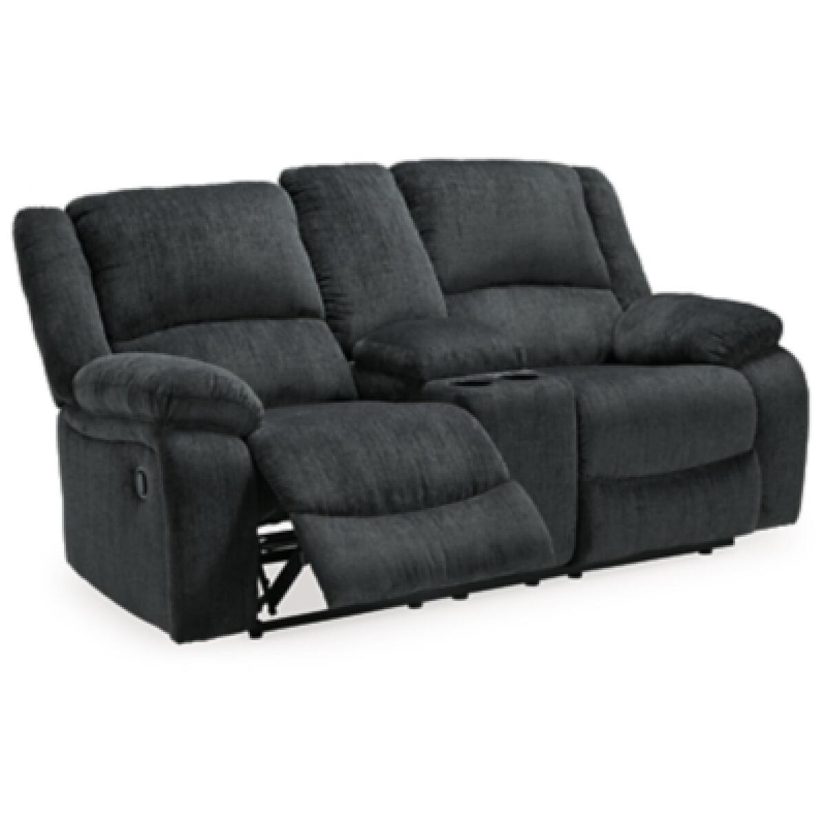 Draycoll Reclining Loveseat with Console Loveseats Ashley Furniture 15